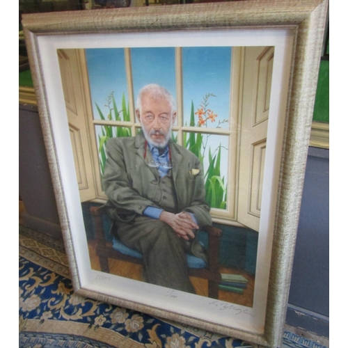 109 - Robert Ballagh Portrait JP Donleavy Writer and Painter Signed Limited Edition Fine Art Lithograph Si... 