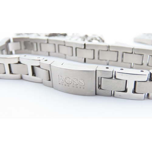 1093 - Hugo Boss Gentleman's Stainless Steel Bracelet and Matching Necklace