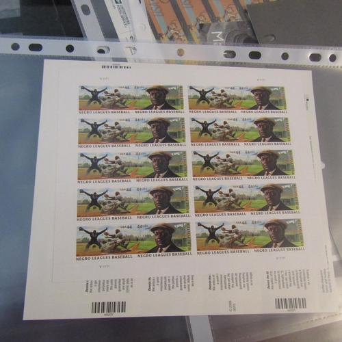 11 - Large Quantity of Various Stamps Full Sheets with Folder and Rest