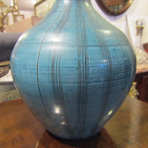 128 - Post War Irish Youghal Ceramic Vase Approximately 12 Inches High