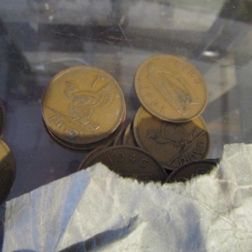 147 - Two Bags of Old Irish Coinage Quantity as Photographed