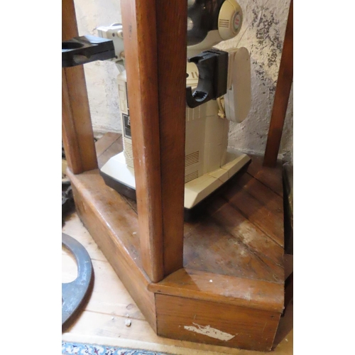 200I - Corner Pedestal Stand Edwardian Approximately 40 Inches High