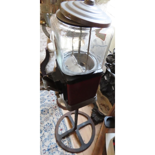 200I - Corner Pedestal Stand Edwardian Approximately 40 Inches High