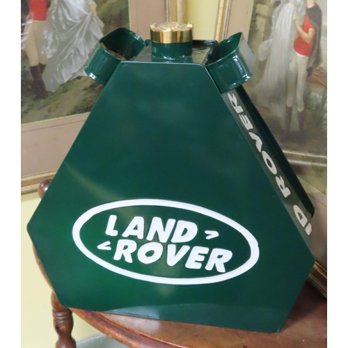 219 - Land Rover Jeep Jerry Can with Cast Brass Cover Approximately 16 Inches High