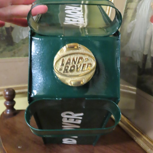 219 - Land Rover Jeep Jerry Can with Cast Brass Cover Approximately 16 Inches High