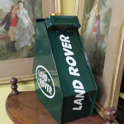 219 - Land Rover Jeep Jerry Can with Cast Brass Cover Approximately 16 Inches High