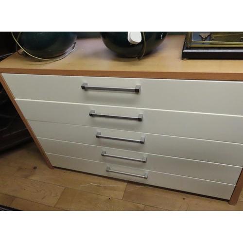 229 - Modern Chest of Five Long Drawers