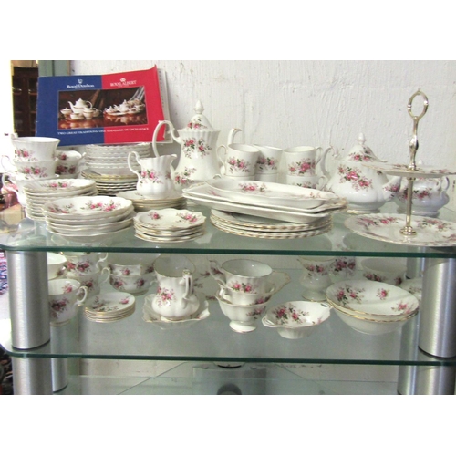 576 - Good Quantity of Royal Doulton and Royal Albert Service Large Quantity as Photographed Including Ser... 