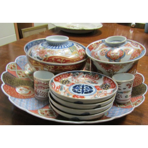 598 - Collection of Various Oriental Porcelain Including Serving Dishes Bowls, etc. Quantity as Photograph... 