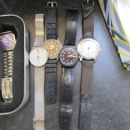 657 - Various Branded Wrist Watches Including Eircell and Eircom Quantity as Photographed