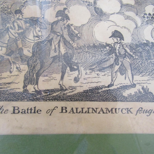 682 - Collection of Various Engravings Antique and Others Including the Battle of Ballinamuck 4th December... 