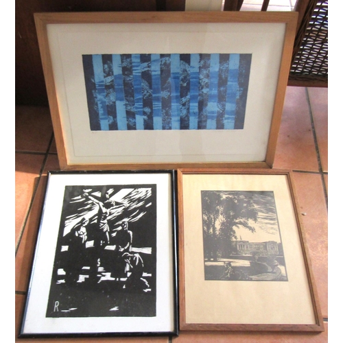 685 - Patrick Hickey Original Fine Art Lithograph Signed and Two Others Irish School Three in Lot