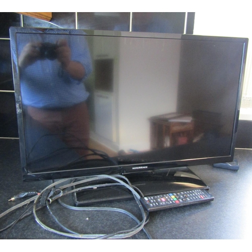 689 - Nordmende Flat Screen TV with Electrical Fittings and Remote Control