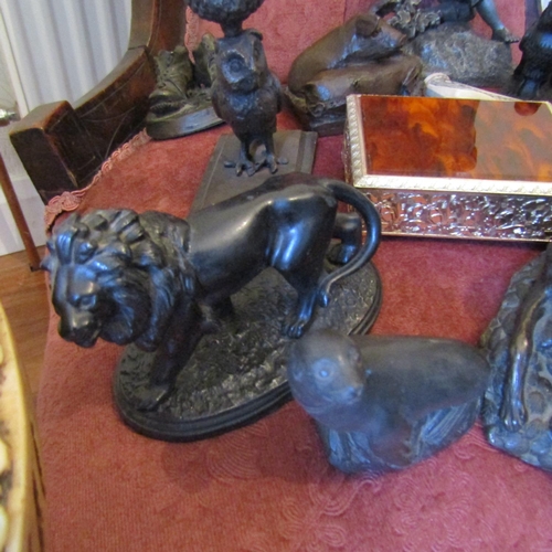 705 - Collection of Various Sculptures, etc. Including Jeanne Rynhart Quantity as Photographed