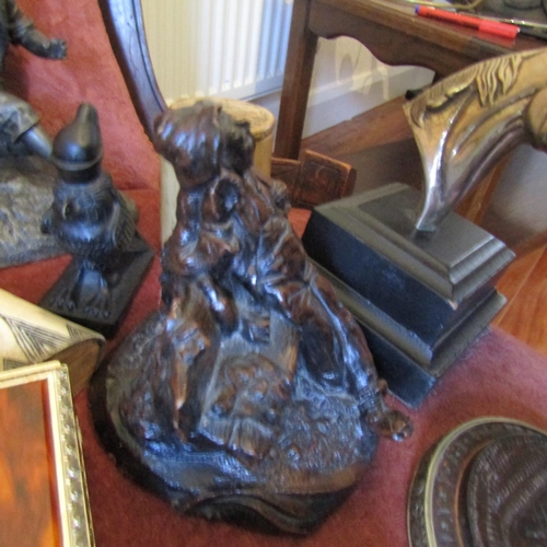 705 - Collection of Various Sculptures, etc. Including Jeanne Rynhart Quantity as Photographed