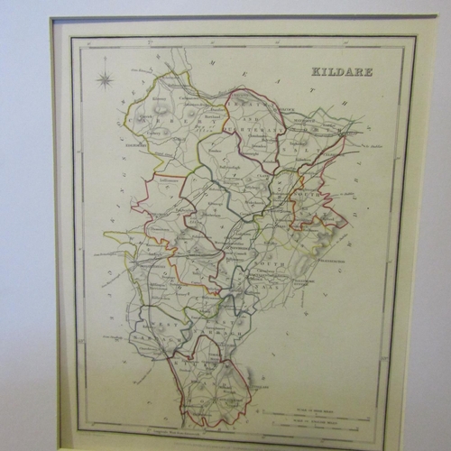 97 - Antique Map of Kildare Approximately 9 Inches High x 8 Inches Wide