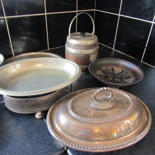 674 - Large Quantity of Various Silver Plate Including Toast Racks, etc.  Quantity as Photographed