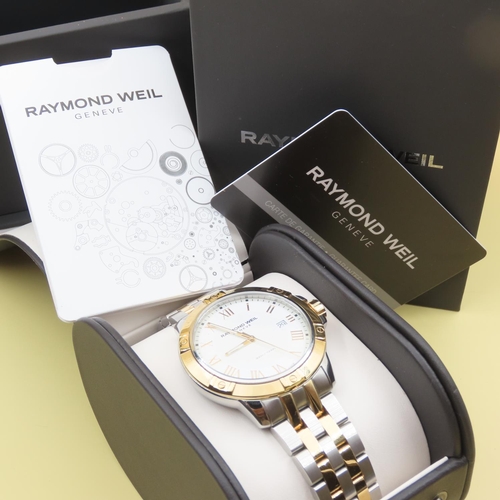 109 - Raymond Weil Geneva Gentlemans Bi Metal Wristwatch As New Purchased New Keanes Jewellers Cork e1600 ... 