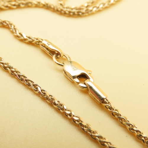 250 - 9 Carat Yellow Gold Fancy Link Chain 50cm Long