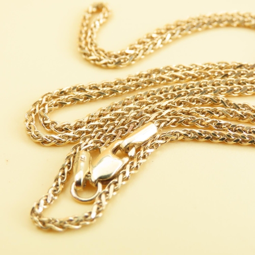 250 - 9 Carat Yellow Gold Fancy Link Chain 50cm Long