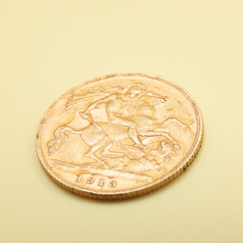 362 - Half Sovereign 1913 Coin