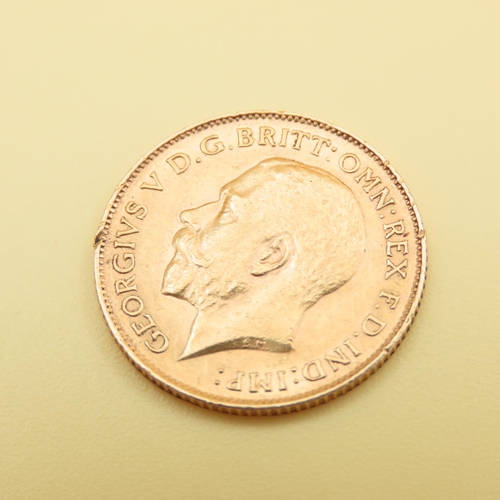 362 - Half Sovereign 1913 Coin