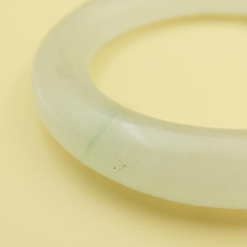 472 - Jade Bangle Bracelet Inner Width 6cm