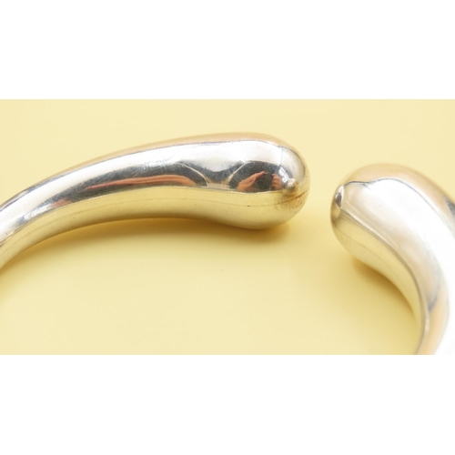 519 - Silver Statement Cuff Bracelet with an Inner Width of 7cm and 60 Grams