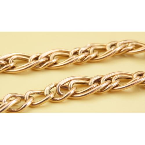 569 - 9 Carat Yellow Gold Fancy Link Bracelet 18cm Long and 8.5 Grams