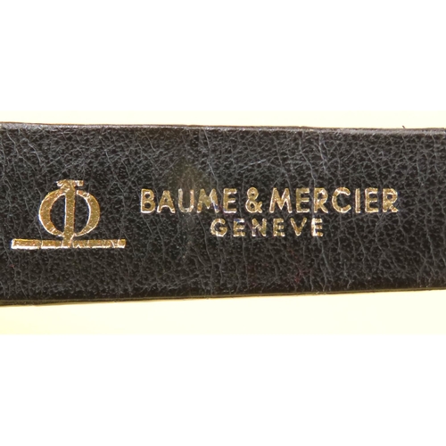 594 - Baume and Mercier Geneva Gentleman's Watch 18 Carat Yellow Gold Case