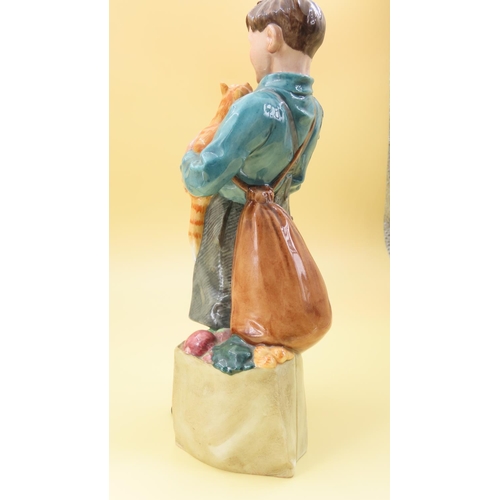 610 - Royal Doulton Figure Welcome Home Good Original Condition 8 Inches High Approximately