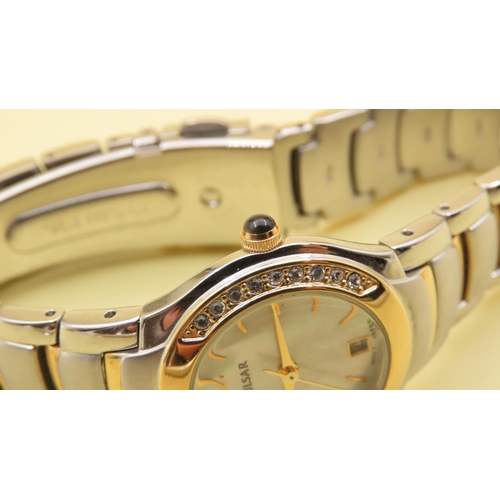 625 - Pulsar Two Tone Ladies Watch As New Unworn