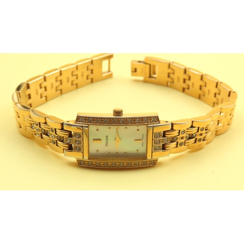 626 - Pulsar Gold Tone Ladies Watch As New Unworn