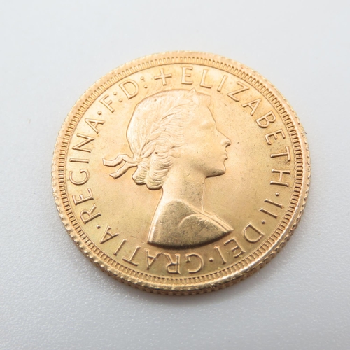 659 - Queen Elizabeth II 1967 Full Gold Sovereign