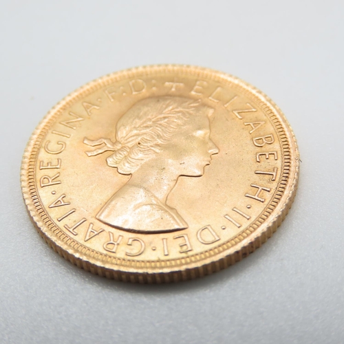 659 - Queen Elizabeth II 1967 Full Gold Sovereign