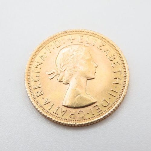 660 - Queen Elizabeth II 1968 Full Gold Sovereign