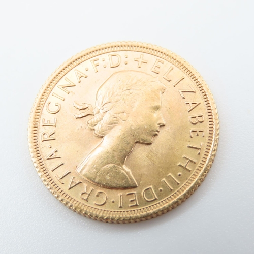 661 - Queen Elizabeth II 1968 Full Gold Sovereign