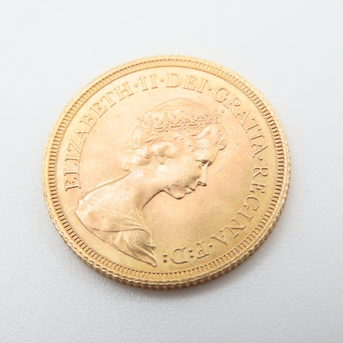 663 - Queen Elizabeth Decimal Head 1974 Full Gold Sovereign