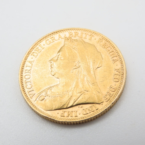 666 - Queen Victoria 1900 Full Gold Sovereign