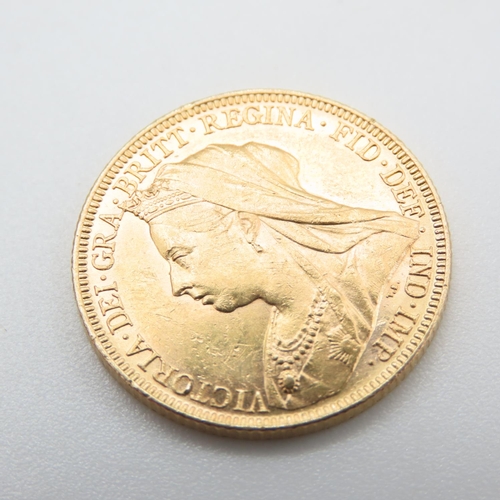 667 - Queen Victoria 1896 Full Gold Sovereign