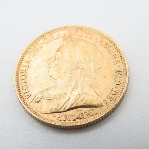 669 - Queen Victoria 1894 Full Gold Sovereign