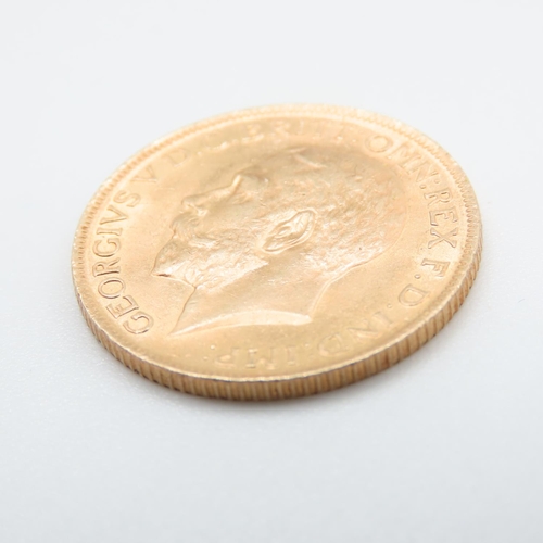 671 - George V 1912 Full Gold Sovereign