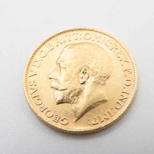 672 - George V 1912 Full Gold Sovereign