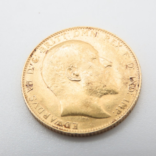 683 - King Edward VII 1908 Full Gold Sovereign