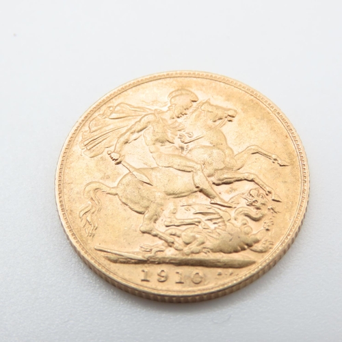 686 - King Edward VII 1910 Full Gold Sovereign