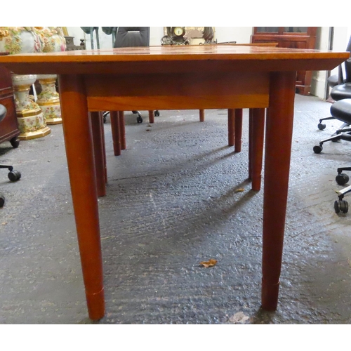 1 - Good Quality Modern Boardroom Table 10ft Long Figured Elmwood