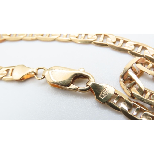 1031 - 9 Carat Yellow Gold Fancy Link Bracelet 21cm Long