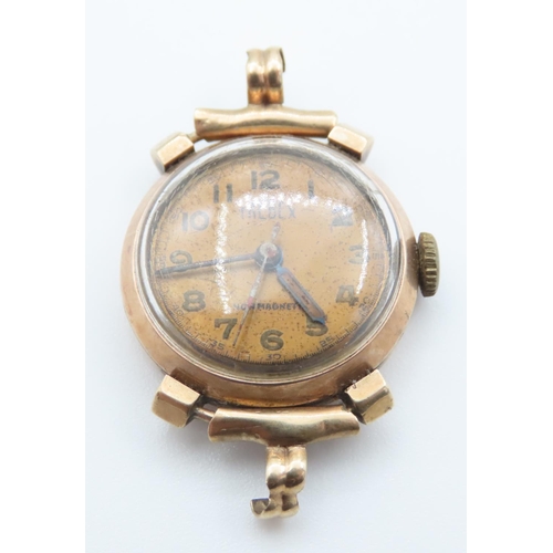 1122 - 9 Carat Yellow Gold Cased Watch