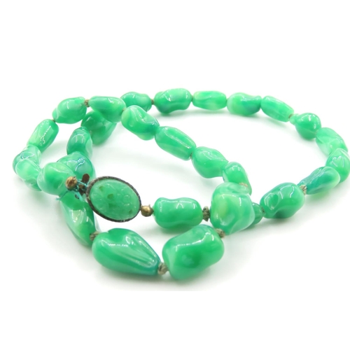 1130 - Ladies Jade Necklace 44cm Long