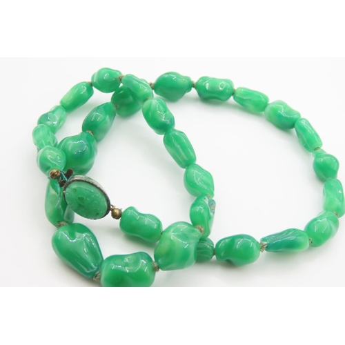 1130 - Ladies Jade Necklace 44cm Long